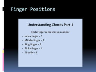 Finger Positions
 