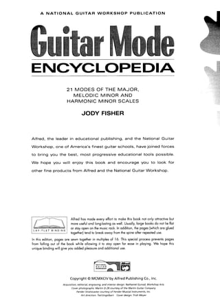 Guitar mode encyclopedia