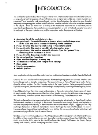 Guitar mode encyclopedia