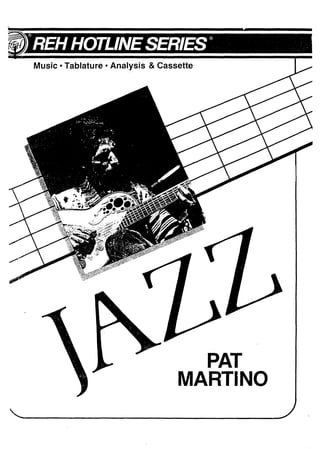 (Guitar) partition   pat martino jazz book