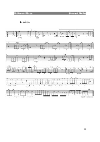 Guitarra Blues Mozart Mello
20
2. Melodia
 