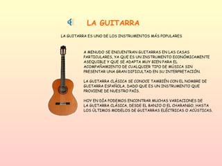 La Guitarra y el Laud por Vanessa del Rio
