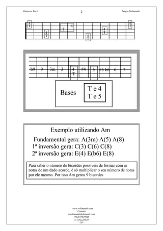 Guitarra Rock Sergio Solimando
www.solimando.com
Contato
srsolimando@hotmail.com
(11)975929948
(11)32225530
- SP -
2
 