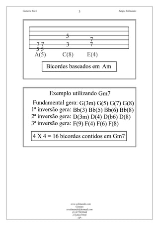 Guitarra Rock Sergio Solimando
www.solimando.com
Contato
srsolimando@hotmail.com
(11)975929948
(11)32225530
- SP -
3
 