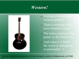 You can play rock music and independent with the telecaster!