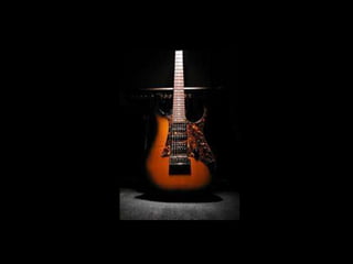 The electric guitarThe electric guitar converts the vibrations of its strings into electric signals. It has 4 strings.Many people were experimenting with electrical instruments in the 1920s, but, officially, the actual electric guitar was invented in 1931 by George Beauchamp.
