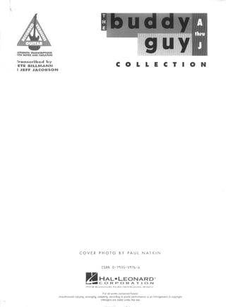  Buddy Guy - A thru J Collection (Song Book)