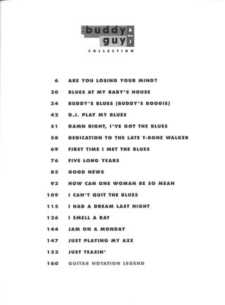  Buddy Guy - A thru J Collection (Song Book)