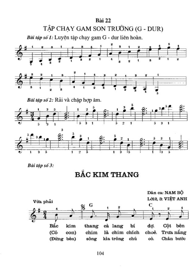 Hướng dẫn Piano theo âm điệu dân ca cho Thánh Ca - Hoàng ...