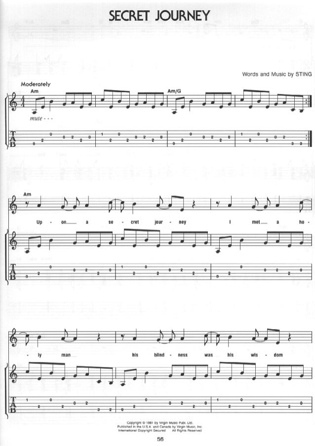 Guitar Tabs Police The Best Of Guitar Tabs Police The Best Of