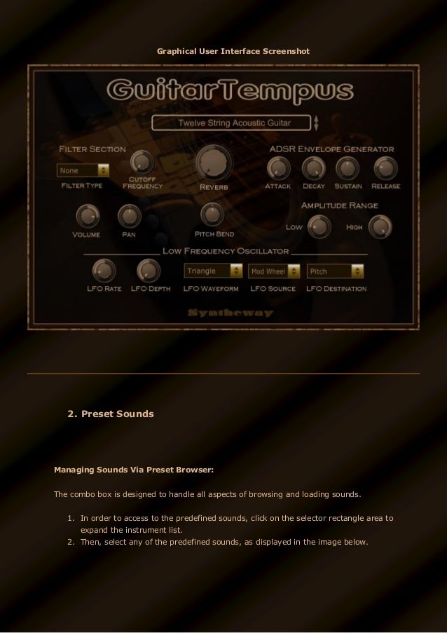 GuitarTempus Virtual Guitar VST VST3 Audio Unit EXS24 + KONTAKT