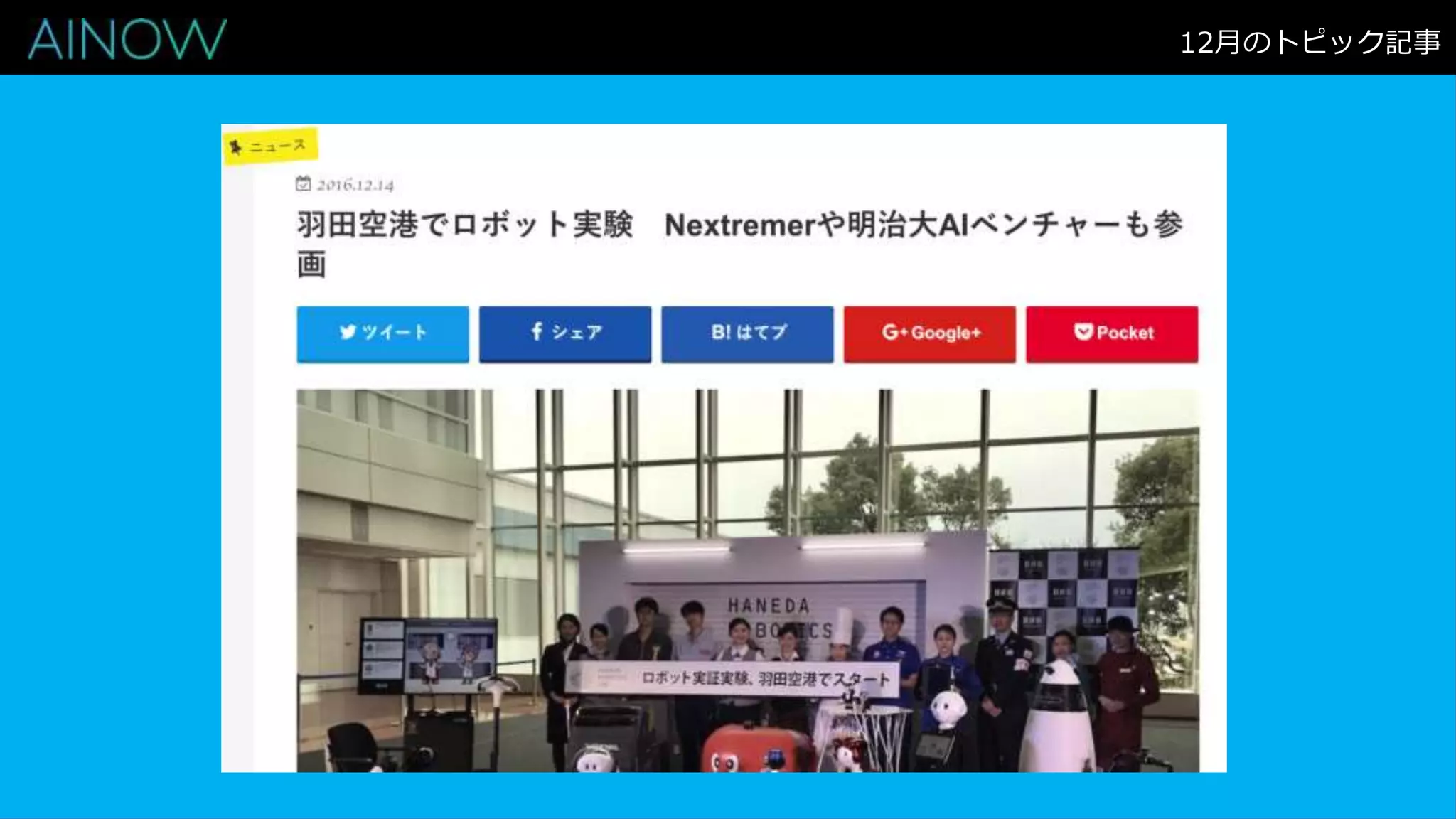 12月のトピック記事
 