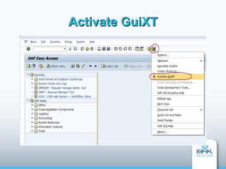Activate GuiXT
 