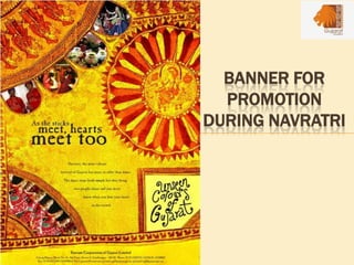 BANNER FOR
PROMOTION
DURING NAVRATRI
 