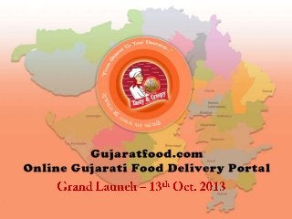 Online Indian Food Delivery Portal - Gujaratfood