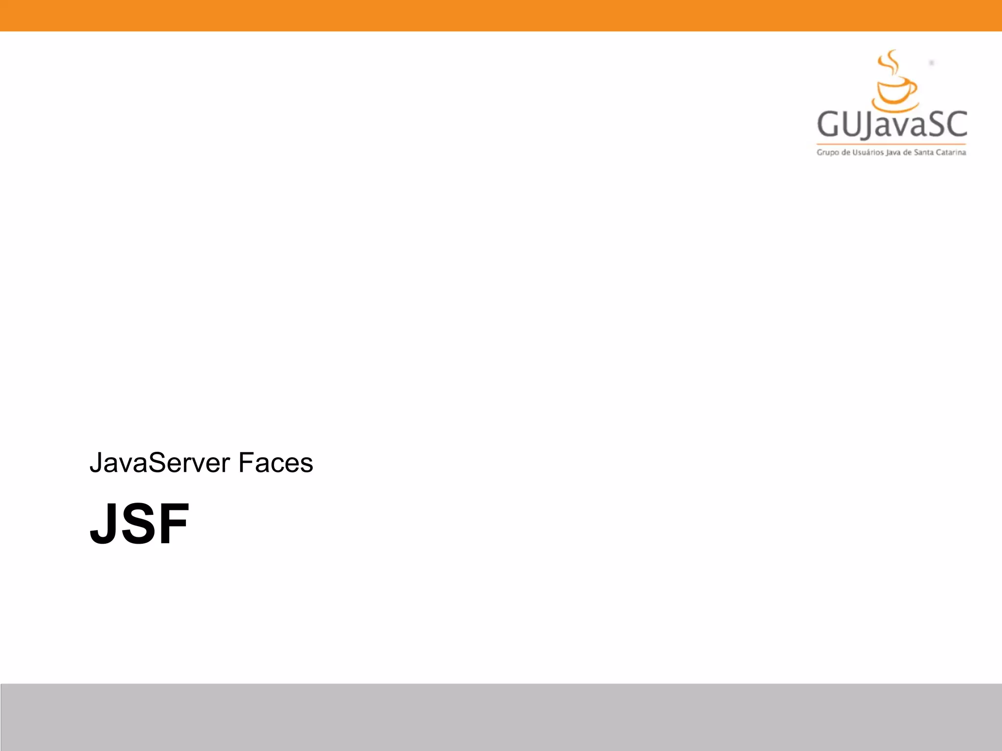 JSF JavaServer Faces 
