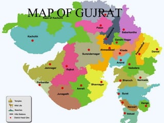 MAP OF GUJRAT
 