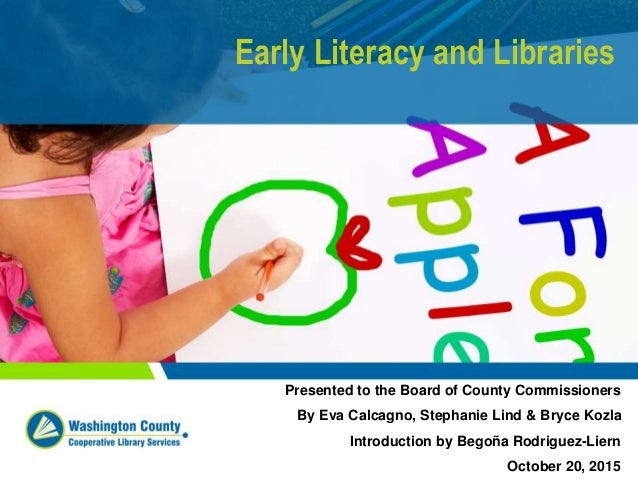 Early literacy ppt