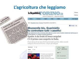 L’agricoltura che leggiamo
 