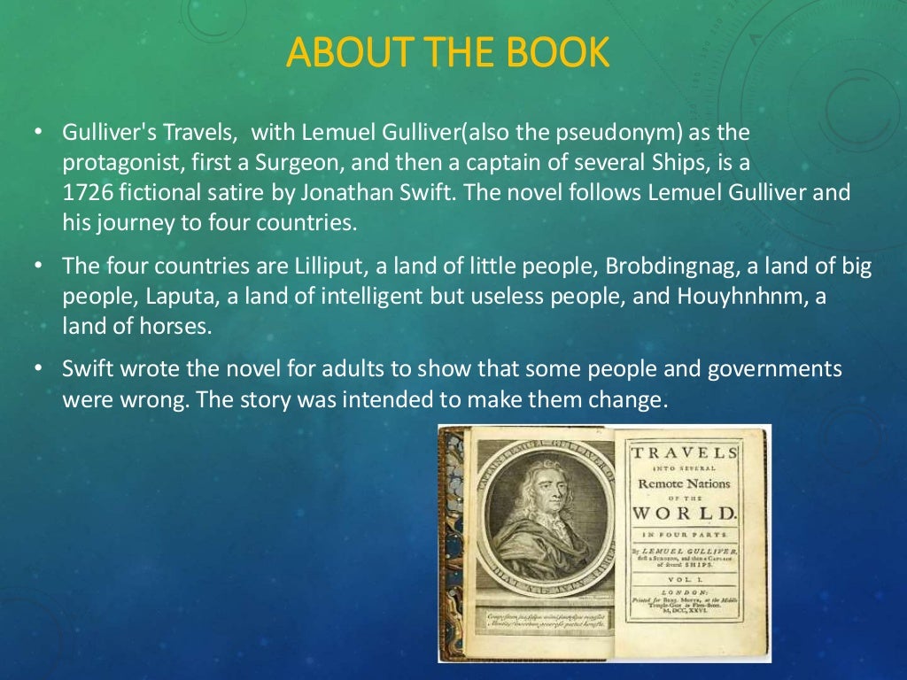 Gulliver's travels chapter 3 of part 1