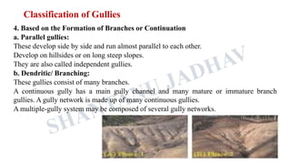 Type R Gully Gully erosion, gully erosion types, stages formation, waterfall erosion ...