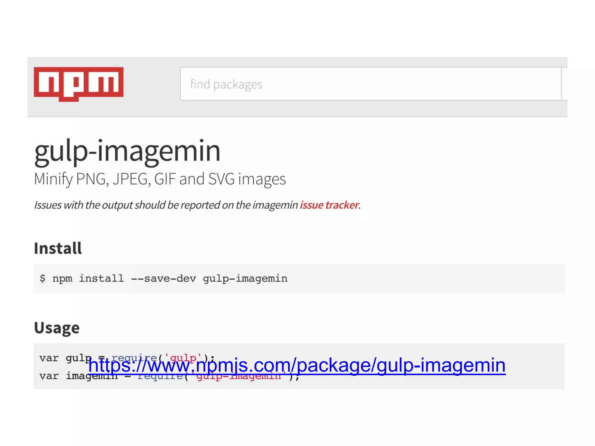  
https://www.npmjs.com/package/gulp-imagemin 
 