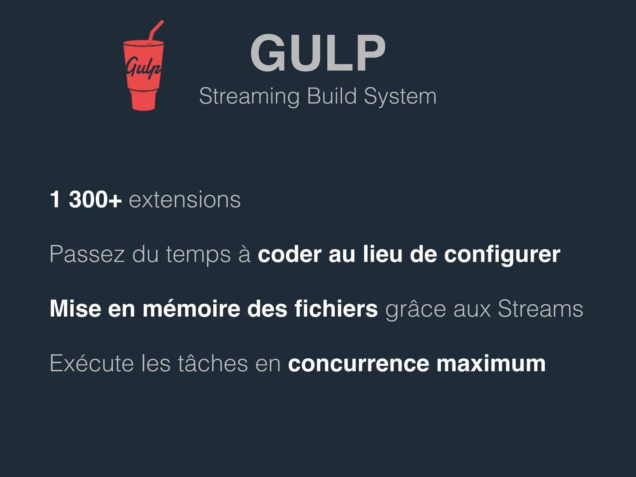 - Ashley Nolan
@AshNolan_
« I asked 2028 front-end developers:  
What task runner do you prefer using … »
 