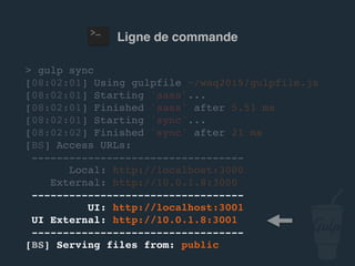 - Adam Tomat
@adamtoma
« Starting the day testing; @BrowserSync
making life much easier  »
 