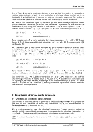 Avaliação de dados de medição: Guia para a expressão de incerteza de ...