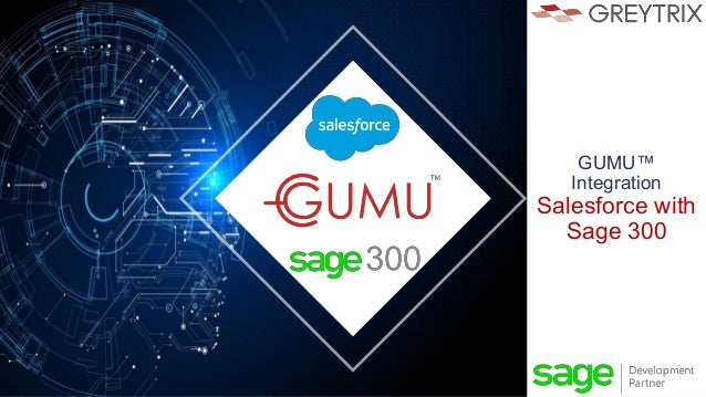 www.fin-xsolutions.com
GUMU™ Integration for Salesforce with Sage 300 Private & Confidential
GUMU™
Integration
Salesforce with
Sage 300
 