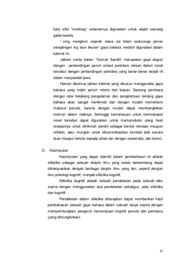 Contoh Sinopsis Novel Bahasa Jawa Belajar