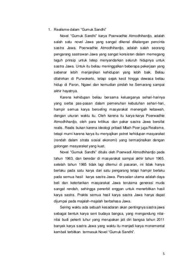 Sinopsis Novel Bahasa Jawa Beserta Unsur Intrinsik Belajar