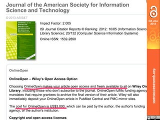 openaccessweek.org

OA vika
2013

Málþing um opinn aðgang 2013, Háskólanum í Reykjavík | opinnadgangur.is

 