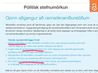 Pólitísk stefnumörkun

openaccessweek.org

OA vika
2013

Málþing um opinn aðgang 2013, Háskólanum í Reykjavík | opinnadgangur.is

 