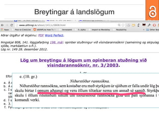 Breytingar á landslögum

openaccessweek.org

OA vika
2013

Málþing um opinn aðgang 2013, Háskólanum í Reykjavík | opinnadgangur.is

 
