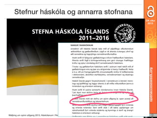 Stefnur háskóla og annarra stofnana

openaccessweek.org

OA vika
2013

Málþing um opinn aðgang 2013, Háskólanum í Reykjavík | opinnadgangur.is

 