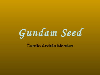 Gundam Seed Camilo Andrés Morales 