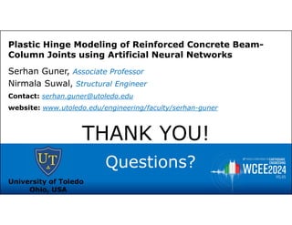 Plastic hinge modeling of reinforced concrete beam-column joints using ...