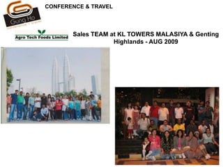 CONFERENCE & TRAVELSales TEAM at – SOUTH AFRICAMay 2010  