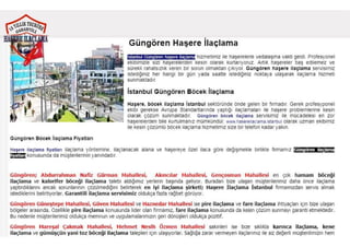 Gungoren hasere ilaclama, www.hasereilaclama.istanbul