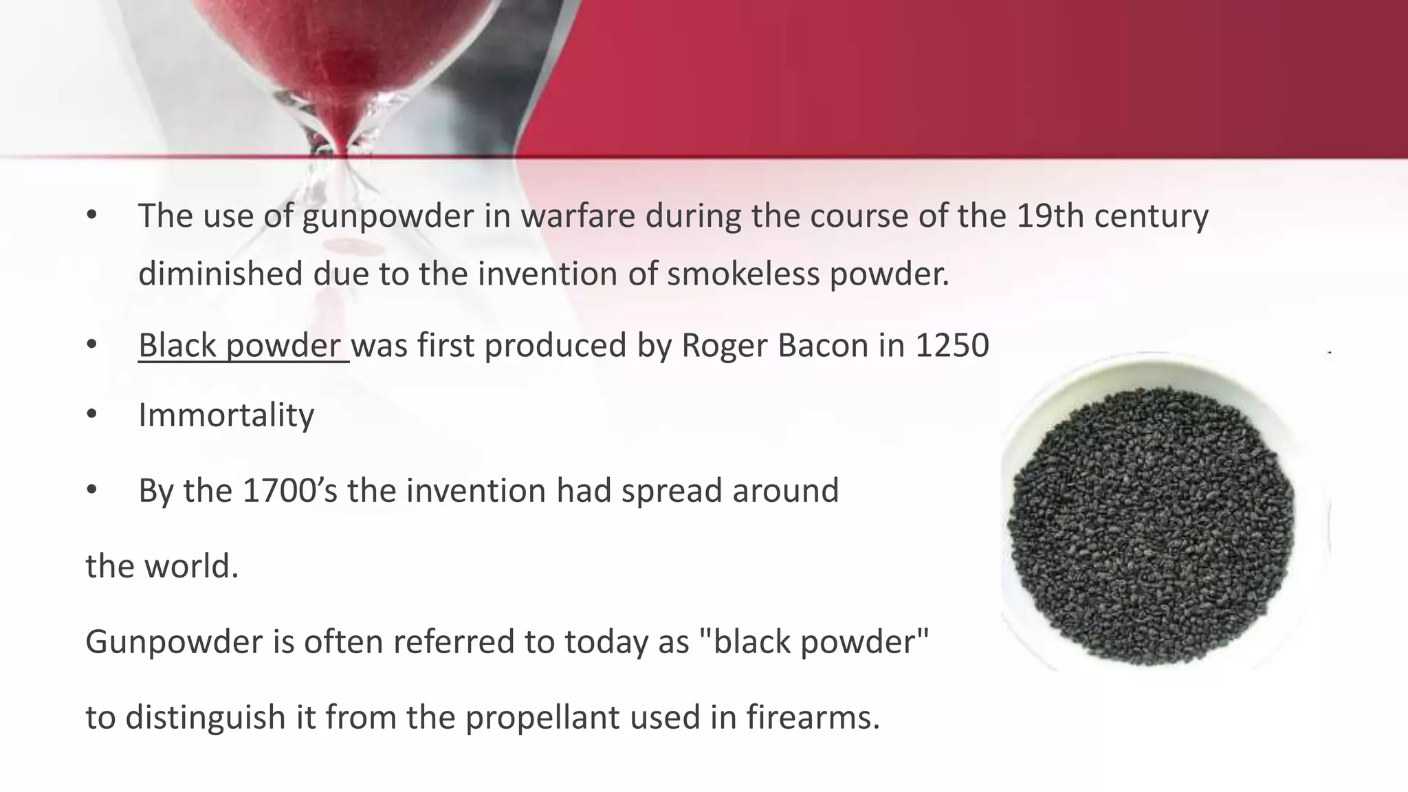 Gunpowder Gun GUN POWDER | PPTX