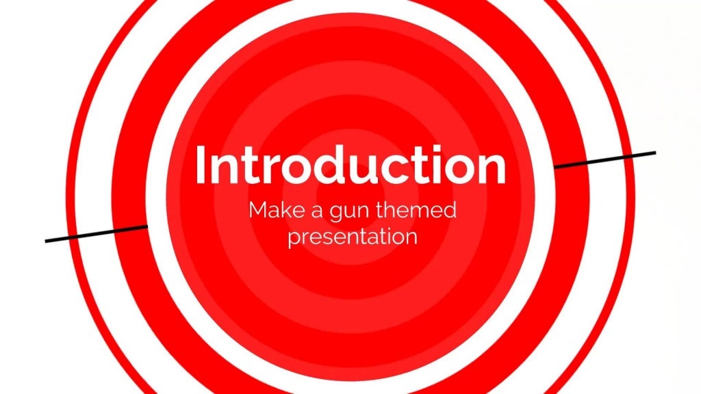 Gun Control Presentation Template