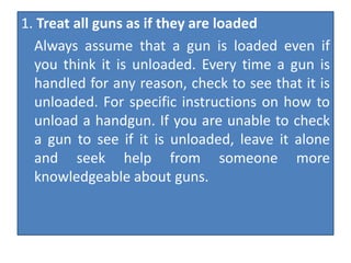Gun safety | PPTX