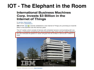 IOT - The Elephant in the Room
 