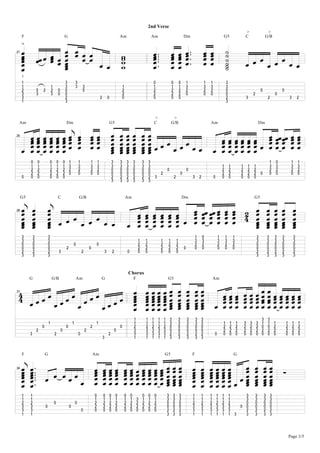 2nd Verse
                                                                                                                                                                                                                                                                                 >                         >
     F                                               G                                                                       Am                                      Am                                          Dm                                      G5                      C                        G/B


                                              B BBB                                                                                                                                                                                                          A
     /
     B                                                                                                                                                               B                       B           B       B                       B   B
     B BB B
     B
     B
                                     B
                                     B       BB BBB B
                                             BB
                                              B
                                                                                                                             =
                                                                                                                             =                                       B
                                                                                                                                                                     B                       B
                                                                                                                                                                                             B           B
                                                                                                                                                                                                         B       B
                                                                                                                                                                                                                 B                       B
                                                                                                                                                                                                                                         B   B
                                                                                                                                                                                                                                             B
                                                                                                                                                                                                                                                             A
                                                                                                                                                                                                                                                             A
                                                                                                                                                                                                                                                             A                   BBBBBBBB
21




     B                                        B       B                                                                      =                                       B                       B           B                                                   A
     T

     "                                                   $           $                                                                                               !                       !           !           "                   "   "               $
     "                               "                   $           $       $                                                   "                                   "                       "           "           $                   $   $               $
     #               !   #           #       !           !                   !                                                   #                                   #                       #           #           #                   #   #               !                                       !                        !
     $               $               $       !           !                                                                       #                                   #                       #           #           !                   !   !               !                               #                        !
     $                                                   #                                       #           !                   !                                   !                       !           !                                                   #                       $                        #                       $        #
     "                                                   $                                                                                                                                                                                                   $




                                                                 H
                                                                                                                                                                         >                    >



                                                                                                                 B           BBB                         BB
 Am                                                      Dm                                                      G5                                                      C                   G/B                                             Am                                                      Dm


       BBBBBBB
       BBBBBBB                                                           B
                                                                         B           BB
                                                                                     BB                          B
                                                                                                                 B           BBB
                                                                                                                             BBB                         BB B B
                                                                                                                                                         BBBB BB BB                                                                                      BBBBBB                                                   B BB BB B B
                                                                                                                                                                                                                                                                                                                  BBB BB
     B BBBBBBB                                                           B           BB                          B           BBB                         BB                                                                                              BBBBBBB                                                  BBB BB
25



       BBBBBB                                                                                                    B           BBB                         BB         B                                                                                    BBBBBB
             !       !               !       !       !       "           "           "       "                       $       $           $       $       $       $                                                                                                                                                "       !            "       "
             "       "               "       "       "       $           $           $       $                       $       $           $       $       $       $                                                                                       "       "           "       "       "                    $       $            $       $
             #       #               #       #       #       #           #           #       #                       !       !           !       !       !       !                       !                           !                                   #       #           #       #       #                    #       #            #       #
             #       #               #       #       #       !           !           !       !                       !       !           !       !       !       !               #                           !                                           #       #           #       #       #       !            !       !            !       !
     !       !       !               !       !       !                                                               #       #           #       #       #       #       $                       #                       $       #               !       !       !           !       !       !
                                                                                                                     $       $           $       $       $       $



         H                           H
     B           B               B                                                                                                                                                                                                                                                               B            B       B       B           B
     G5                                      C                           G/B                                                         Am                                                                      Dm                                                                              G5


     B           B               B                                                                                                                   B       B       B           B       B           B                   B BB BB B
                                                                                                                                                                                                                         BBBB                                B
                                                                                                                                                                                                                                                             B       B
                                                                                                                                                                                                                                                                     B           2               B            B       B       B           B
     B
     B           B
                 B               B BBBBBBBB
                                 B                                                                                                                   B       B       B           B       B           BB                  BBBB                                B       B           4               B
                                                                                                                                                                                                                                                                                                 B            B
                                                                                                                                                                                                                                                                                                              B       B
                                                                                                                                                                                                                                                                                                                      B       B
                                                                                                                                                                                                                                                                                                                              B           B
                                                                                                                                                                                                                                                                                                                                          B
28




     B           B               B          B                                                                                                        B       B       B           B       B           B                                                                                           B            B       B       B           B
     $           $               $                                                                                                                                                                                           "       !               "       "       "                           $            $       $       $            $
     $           $               $                                                                                                                   "       "                   "       "           "                       $       $               $       $       $                           $            $       $       $            $
     !           !               !                               !                           !                                                       #       #                   #       #           #                       #       #               #       #       #                           !            !       !       !            !
     !           !               !                       #                           !                                                               #       #                   #       #           #           !           !       !               !       !       !                           !            !       !       !            !
     #           #               #               $                           #                           $           #                   !           !       !                   !       !           !                                                                                           #            #       #       #            #
     $           $               $                                                                                                                                                                                                                                                               $            $       $       $            $



                                                                                                                                         Chorus


                                                                                                                                                             BBBBB                                   B               B       BB                                                  BBBBBBBBBB
             G                       G/B                             Am                          G                                               F                                       G5                                                      Am


                                                                                                                                                 B           BBBBB                                   B               B       BB
                     BBB                     B   B                                                                                               B                                                                                                       BBB                     BBBBBBBBBB
 4
 4           B                             BB BBB BBBB                                                                                           B
                                                                                                                                                 B           BBBBB
                                                                                                                                                             BBBBB                                   B
                                                                                                                                                                                                     B               B
                                                                                                                                                                                                                     B       BB
                                                                                                                                                                                                                             BB B                        BBB                     BBBBBBBBBB
31



                                         B                                                                                                       B           BBBBB                                   B               B       BB                          BBB                     BBBBB
                                                                                                                                                 "           "       "       "       "       $           $           $       $       $                                                                $       $
                                 "                               "                        "                                                      "           "       "       "       "       $           $           $       $       $                   "       "       "       $       $       $    "       "       "           "       "    "
                         !                               !                           #                                       !                   #           #       #       #       #       !           !           !       !       !                   #       #       #       #       #       #    !       !       #           #       #    #
                     #                           !                               #                                       !                       $           $       $       $       $       !           !           !       !       !                   #       #       #       #       #       #    #       #       #           #       #    #
             $                           #                               !                                   #                                   $           $       $       $       $       #           #           #       #       #           !       !       !       !       !       !       !    !       !       !           !       !    !
                                                                                                     $                                           "           "       "       "       "       $           $           $       $       $




         H
     F                       G                                                           Am                                                                                          G5                                  F                                           G


     B
     B       B
             B                                                                           B
                                                                                         B           BBB
                                                                                                     BBB                         BBBBBBBBBB
                                                                                                                                 BBBBBBBBBB                                                                              B
                                                                                                                                                                                                                         B       B
                                                                                                                                                                                                                                 B           BBBB B
                                                                                                                                                                                                                                             BBBB B                                          B
                                                                                                                                                                                                                                                                                             B           BB
                                                                                                                                                                                                                                                                                                         BB
     B
     B       B B B BBBB
             B                                                                           B           BBB                         BBBBBBBBBB
                                                                                                                                 BBBBBBBBBB                                                                              B
                                                                                                                                                                                                                         B       B
                                                                                                                                                                                                                                 B           BBBB BB
                                                                                                                                                                                                                                             BBBBB B                                         B
                                                                                                                                                                                                                                                                                             B           BB
                                                                                                                                                                                                                                                                                                         BB
34




     B       B                                                                           B           BBB                                BBB                                                                              B       B           BBBB B                                          B           BB
     "       "                                                                           !           !           !       !           !       !           !       !       !               $       $       $               "           "       "       "   "       "     $                         $        $       $
     "       "                                                                           "           "           "       "           "       "       $   "       "       "               $       $       $               "           "       "       "   "       "     $                         $        $       $
     #       #                           !                           !                   #           #           #       #           #       #       #   #       #       #               !       !       !               #           #       #       #   #       #     !                         !        !       !
     $       $               !                               !                           #           #           #       #           #       #       #   #       #       #               !       !       !               $           $       $       $   $       $   ! !                         !        !       !
     $       $                                                               !           !           !           !       !           !       !       !   !       !       !               #       #       #               $           $       $       $   $       $     #                         #        #       #
     "       "                                                                                                                                                                           $       $       $               "           "       "       "   "       " $   $                         $        $       $




                                                                                                                                                                                                                                                                                                                                      Page 3/5
 