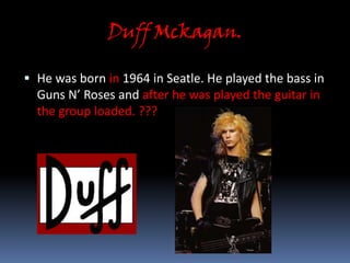 Guns n' roses | PPTX
