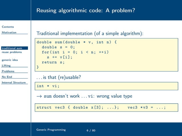 Generic programming | PPT