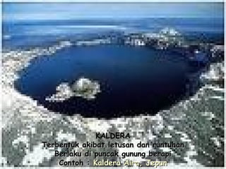 Ratiberapi Gunung berapi | PPT