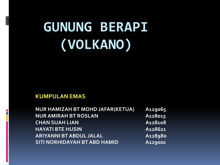 Gunung Berapi Volkano