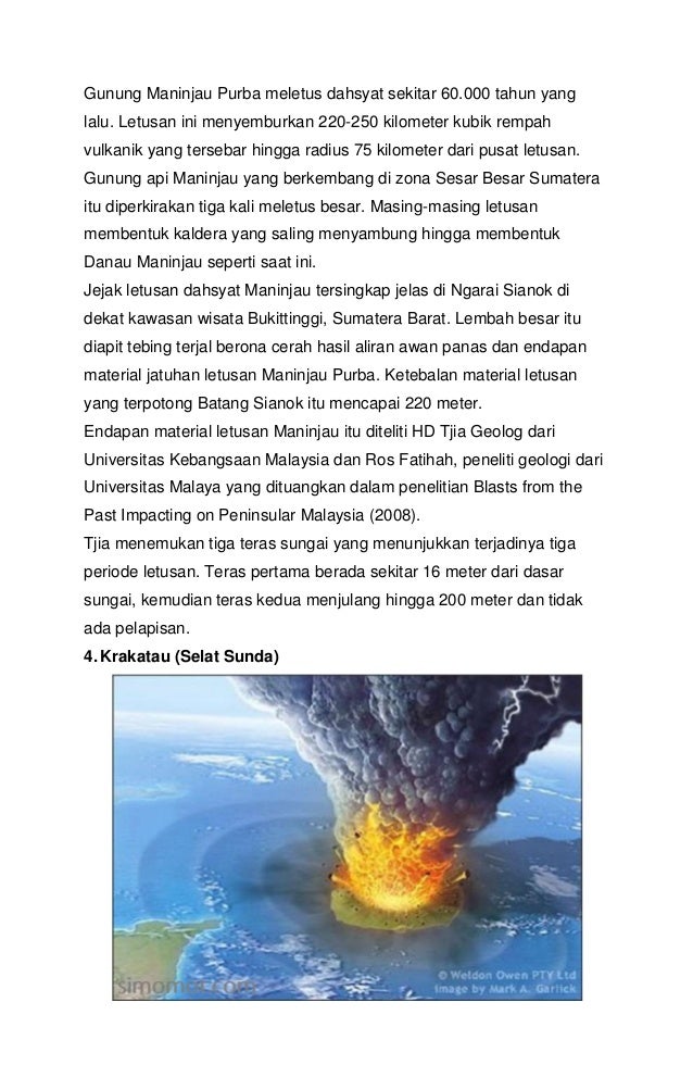Contoh Teks Eksplanasi Tentang Gunung Meletus Berbagai Contoh - Riset